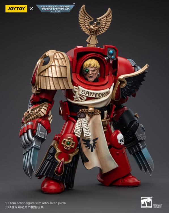 Warhammer 40K Blood Angels Assault Terminators Sergeant Santoro 1/18 Scale Figure Gallery Image 3