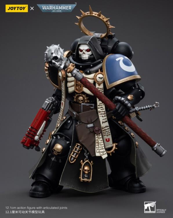 Warhammer 40K Ultramarines Primaris Chaplain Brother Varus 1/18 Scale Action Figure Gallery Image 6