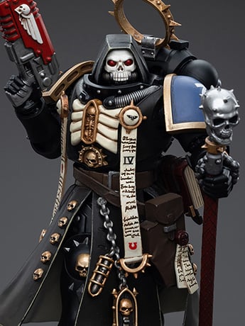 Warhammer 40K Ultramarines Primaris Chaplain Brother Varus 1/18 Scale Action Figure Gallery Image 2