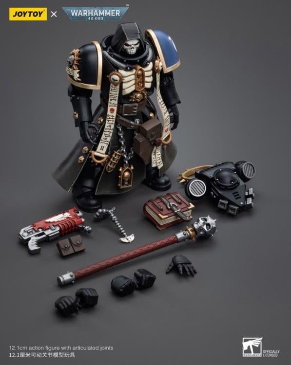 Warhammer 40K Ultramarines Primaris Chaplain Brother Varus 1/18 Scale Action Figure Gallery Image 10