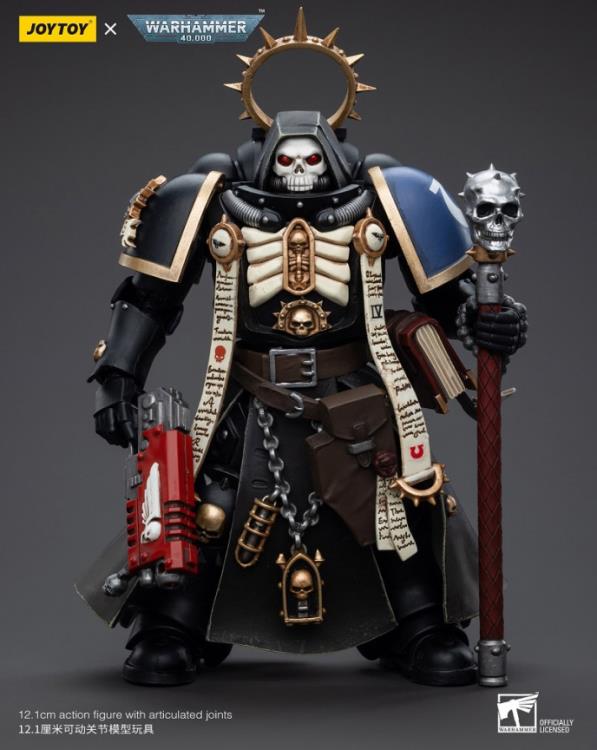Warhammer 40K Ultramarines Primaris Chaplain Brother Varus 1/18 Scale Action Figure Gallery Image 3