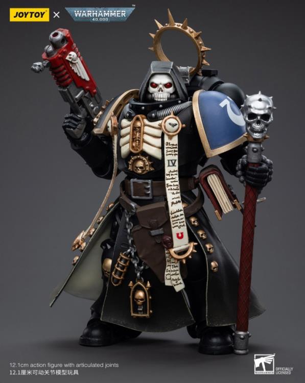 Warhammer 40K Ultramarines Primaris Chaplain Brother Varus 1/18 Scale Action Figure Gallery Image 5