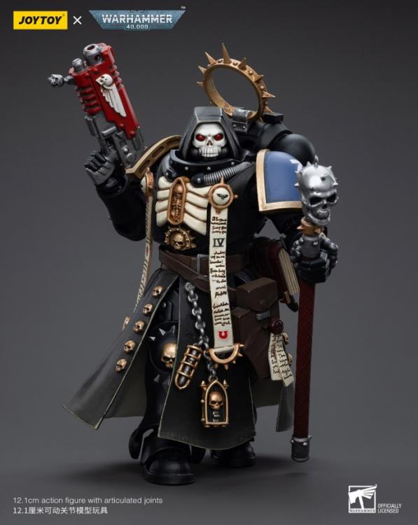 Warhammer 40K Ultramarines Primaris Chaplain Brother Varus 1/18 Scale Action Figure Gallery Image 7