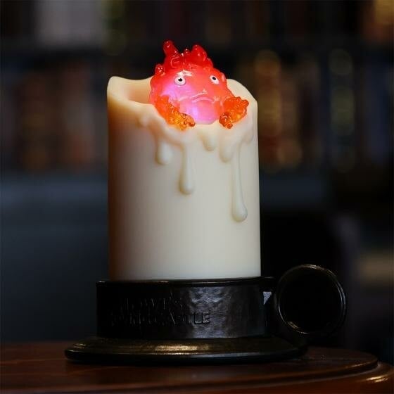 Howl's Moving Castle Swinging Calcifer LED Candle Gallery Image 6