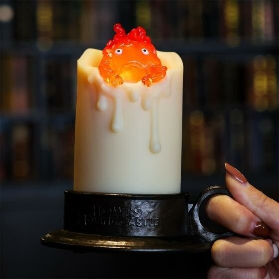 Howl's Moving Castle Swinging Calcifer LED Candle Gallery Image 5