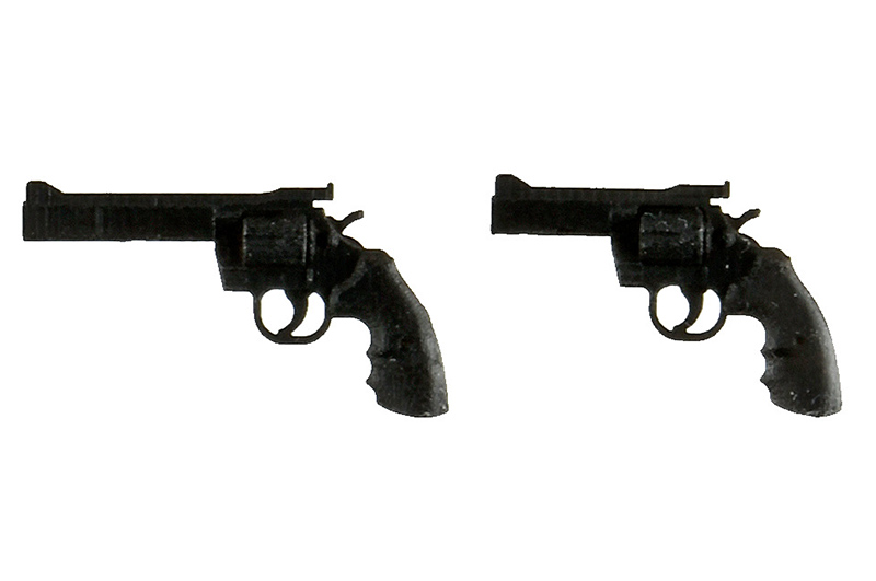 Little Armory LAOP13 Sousai Shoujo Teien Tactical Gloves & Revolver Set (Black) 1/12 Scale Accessory Set Gallery Image 4