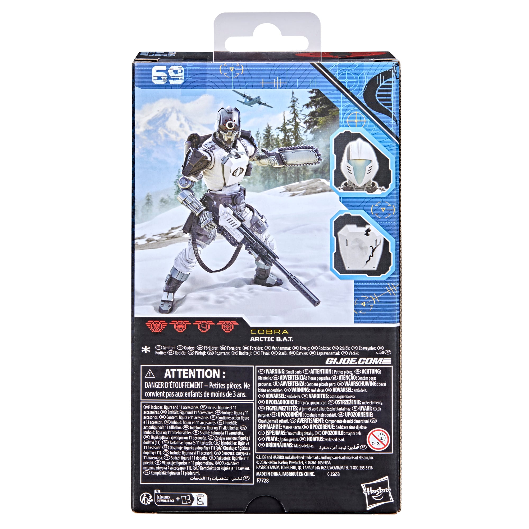 G.I. Joe Classified Series #69 Arctic B.A.T. Action Figure Gallery Image 12