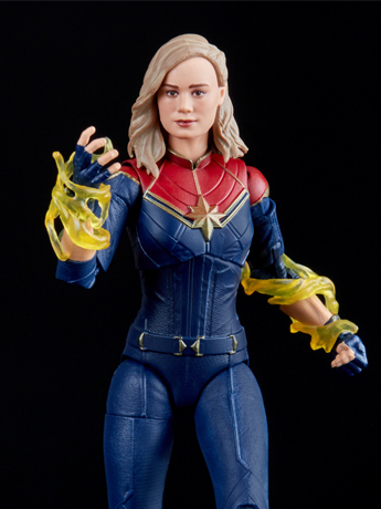 The Marvels Marvel Legends Captain Marvel Action Figure (Totally Awesome Hulk BAF) Gallery Image 2