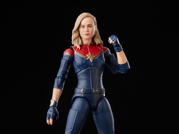 The Marvels Marvel Legends Captain Marvel Action Figure (Totally Awesome Hulk BAF) Gallery Image 1