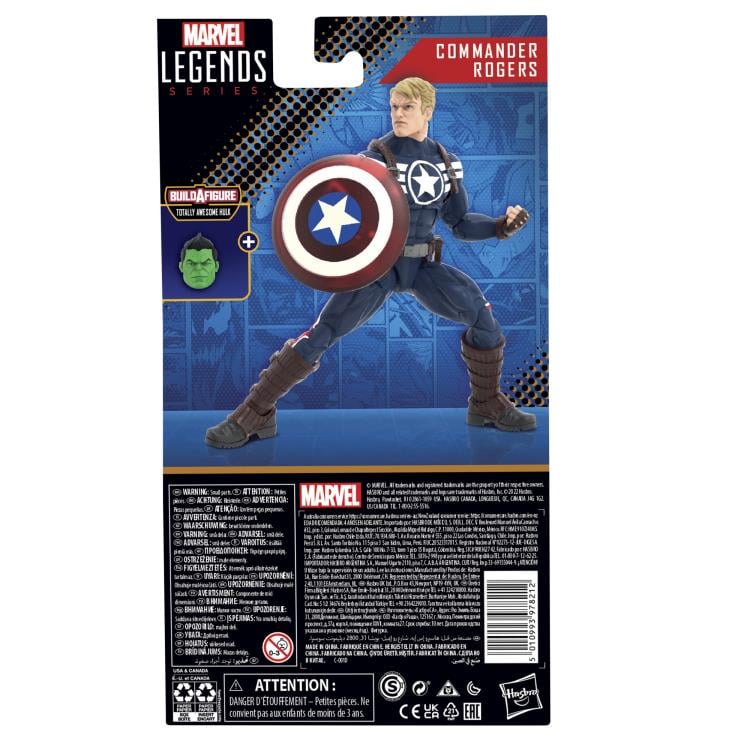 Marvel Legends Commander Rogers Action Figure (Totally Awesome Hulk BAF) Gallery Image 10