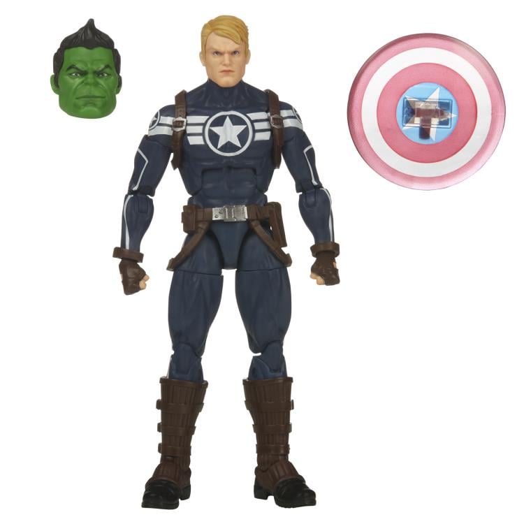Marvel Legends Commander Rogers Action Figure (Totally Awesome Hulk BAF) Gallery Image 8