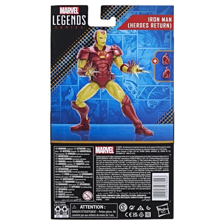Marvel Legends Iron Man (Heroes Return) Action Figure (Totally Awesome Hulk BAF) Gallery Image 9