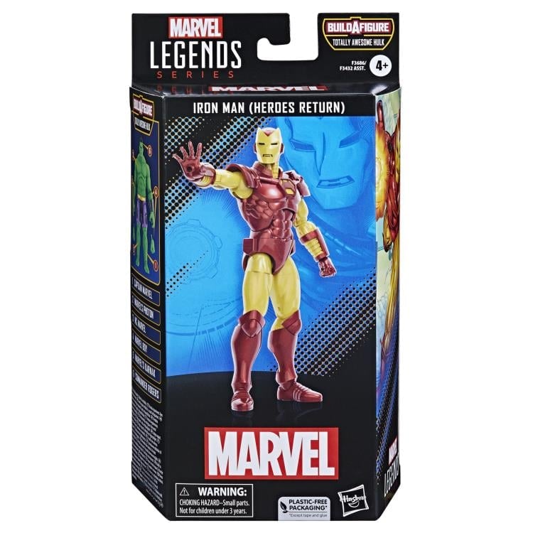 Marvel Legends Iron Man (Heroes Return) Action Figure (Totally Awesome Hulk BAF) Gallery Image 8