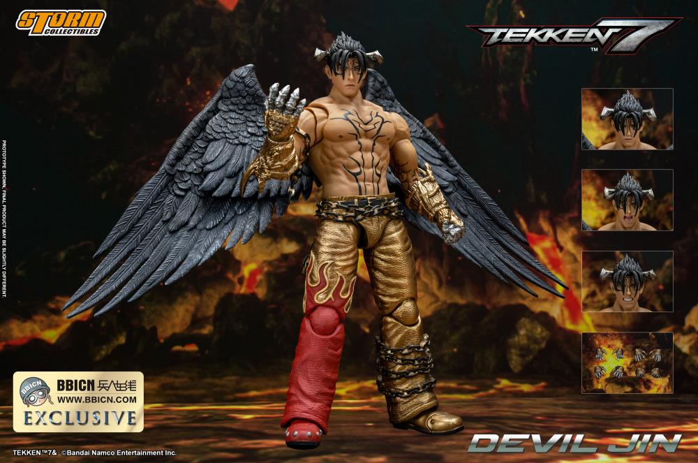 Tekken 7 Devil Jin (Special Color Edition) 1/12 Scale Exclusive Action Figure Gallery Image 3
