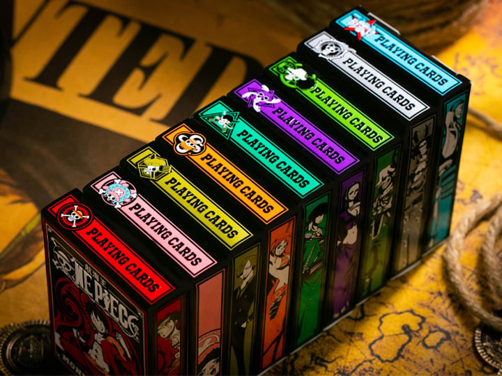 One Piece Set of 9 Playing Card Decks Gallery Image 1