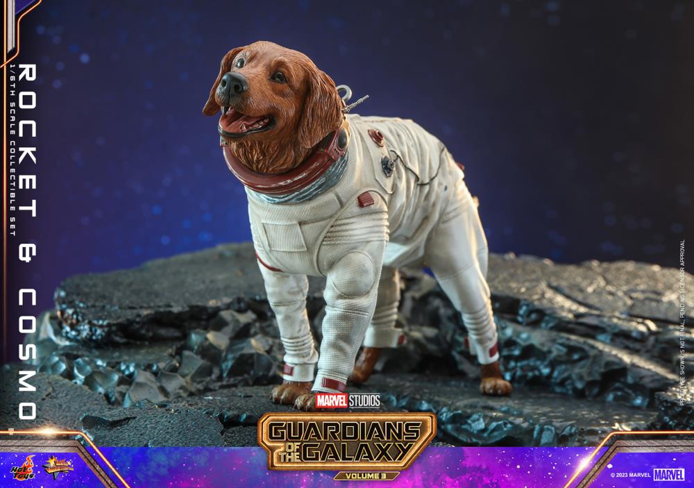 Guardians of the Galaxy Vol. 3 MMS708 Rocket and Cosmo 1/6th Scale Collectible Figure Set Gallery Image 15