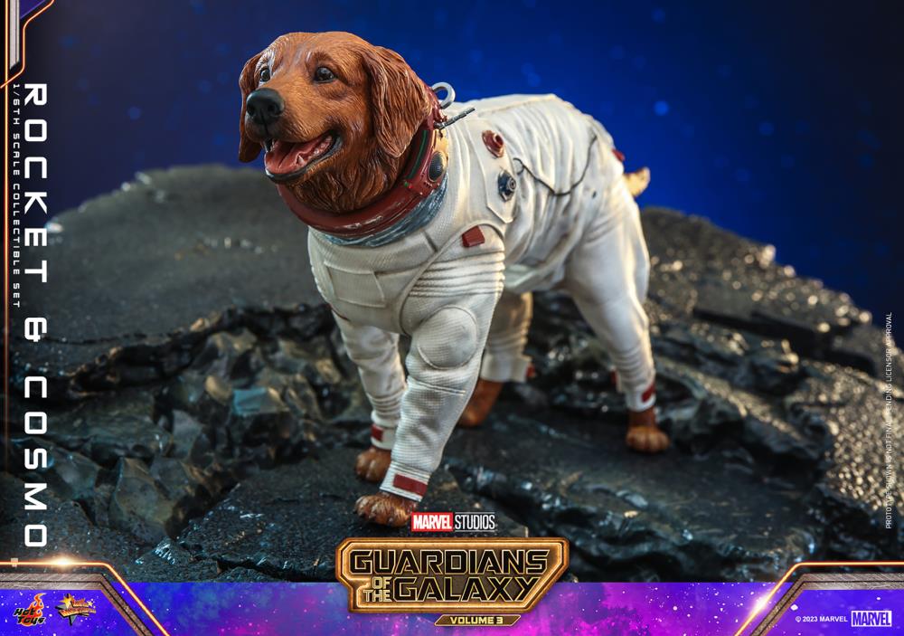 Guardians of the Galaxy Vol. 3 MMS708 Rocket and Cosmo 1/6th Scale Collectible Figure Set Gallery Image 14