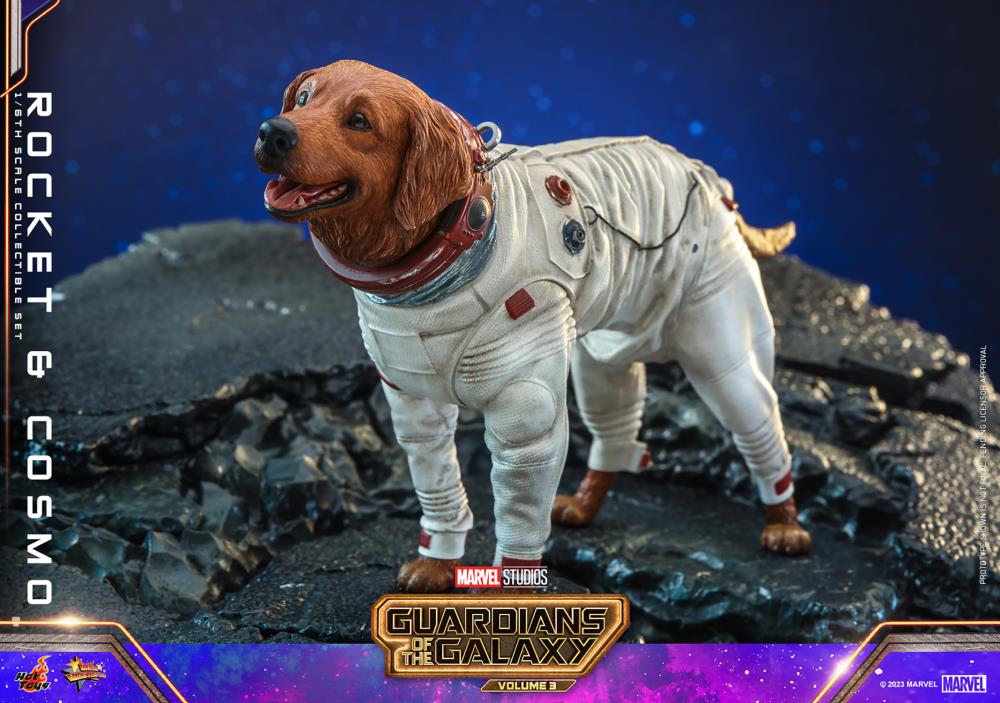 Guardians of the Galaxy Vol. 3 MMS708 Rocket and Cosmo 1/6th Scale Collectible Figure Set Gallery Image 16