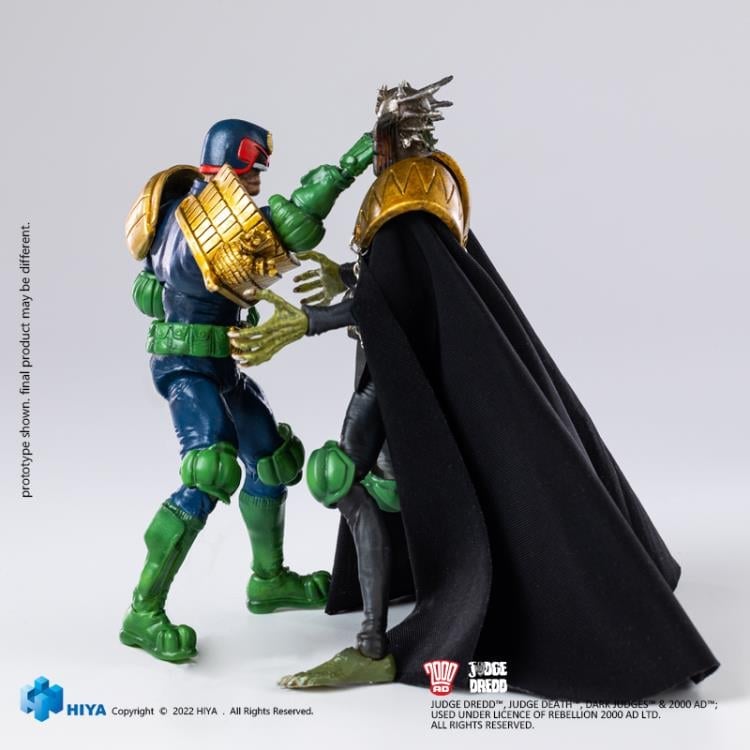 2000 AD Exquisite Mini Series Gaze Into The Fist of Dredd 1:18 Scale PX Previews Exclusive Figure Set Gallery Image 3