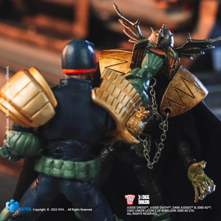 2000 AD Exquisite Mini Series Gaze Into The Fist of Dredd 1:18 Scale PX Previews Exclusive Figure Set Gallery Image 16