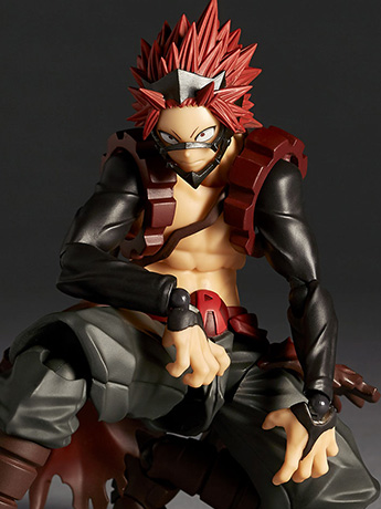 My Hero Academia Amazing Yamaguchi Revoltech NR011 Eijiro Kirishima Action Figure Gallery Image 2