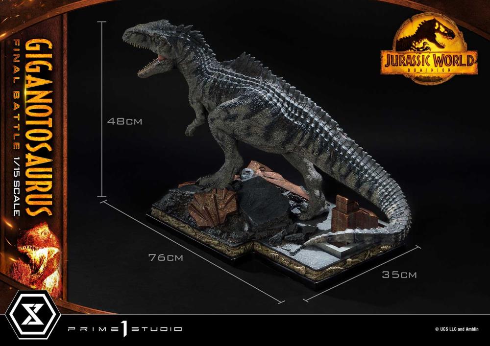 Jurassic World: Dominion Legacy Museum Collection Giganotosaurus (Bonus Ver.) 1/15 Scale Limited Edition Diorama Gallery Image 7