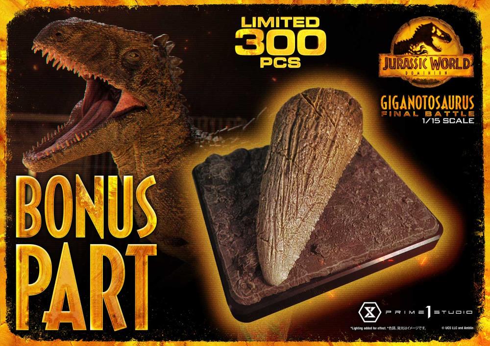 Jurassic World: Dominion Legacy Museum Collection Giganotosaurus (Bonus Ver.) 1/15 Scale Limited Edition Diorama Gallery Image 41