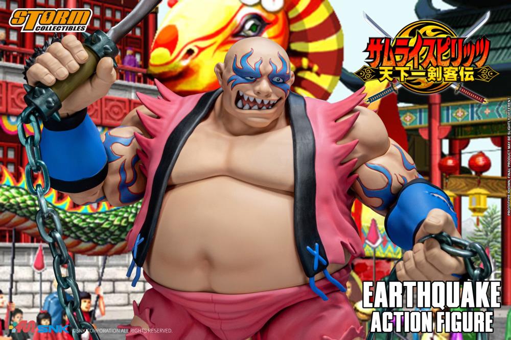 Storm Collectibles サムライスピリッツ1/12 アースクェイク Samurai Shodown Earthquake BBTS Exclusive 1/12 Scale Action Figure