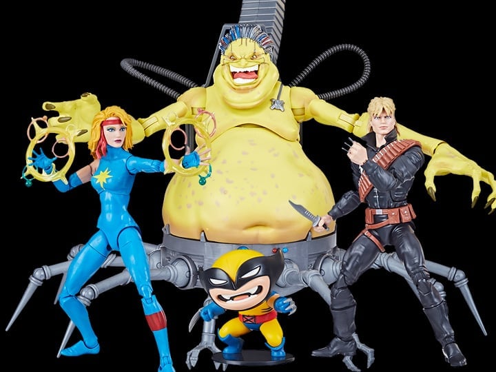 X-Men Marvel Legends Mojoworld Exclusive Action Figure Four-Pack Gallery Image 1