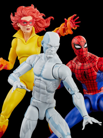 Spider-Man and His Amazing Friends Marvel Legends Exclusive Action