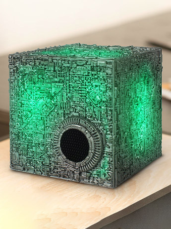 Star Trek: The Next Generation Borg Cube Bluetooth Speaker Gallery Image 2