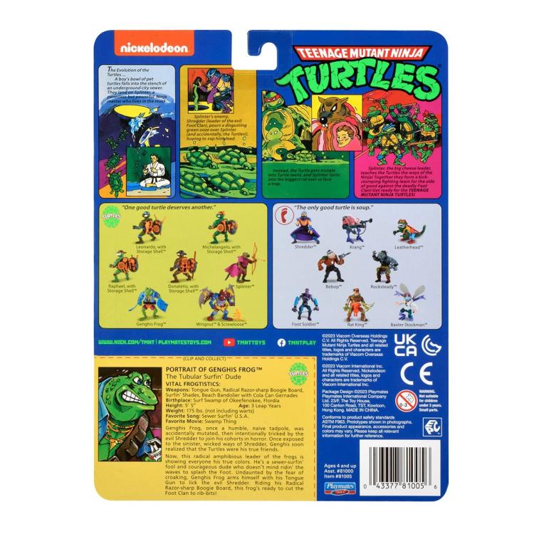 Teenage Mutant Ninja Turtles Original Classic Genghis Frog Figure Gallery Image 8