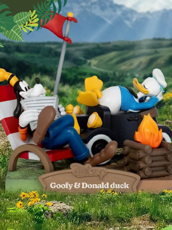 Disney Campsite Series D-Stage DS-145 Goofy & Donald Duck Gallery Image 2