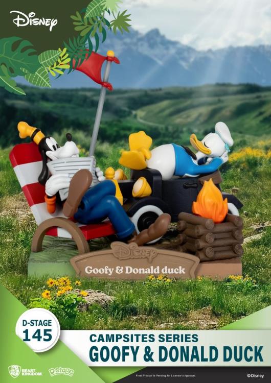 Disney Campsite Series D-Stage DS-145 Goofy & Donald Duck Gallery Image 3