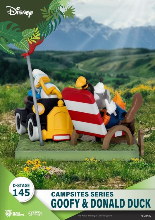 Disney Campsite Series D-Stage DS-145 Goofy & Donald Duck Gallery Image 5