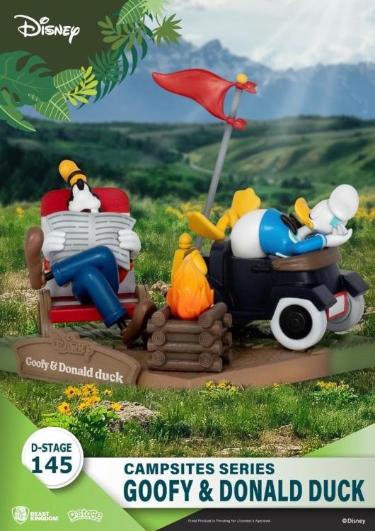 Disney Campsite Series D-Stage DS-145 Goofy & Donald Duck Gallery Image 4