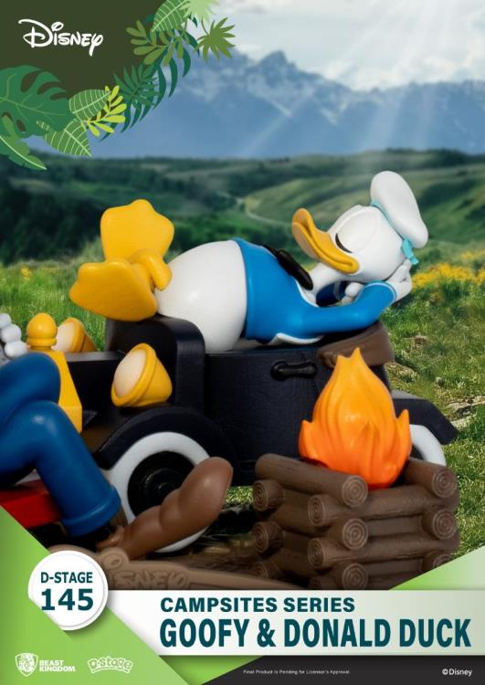 Disney Campsite Series D-Stage DS-145 Goofy & Donald Duck Gallery Image 6