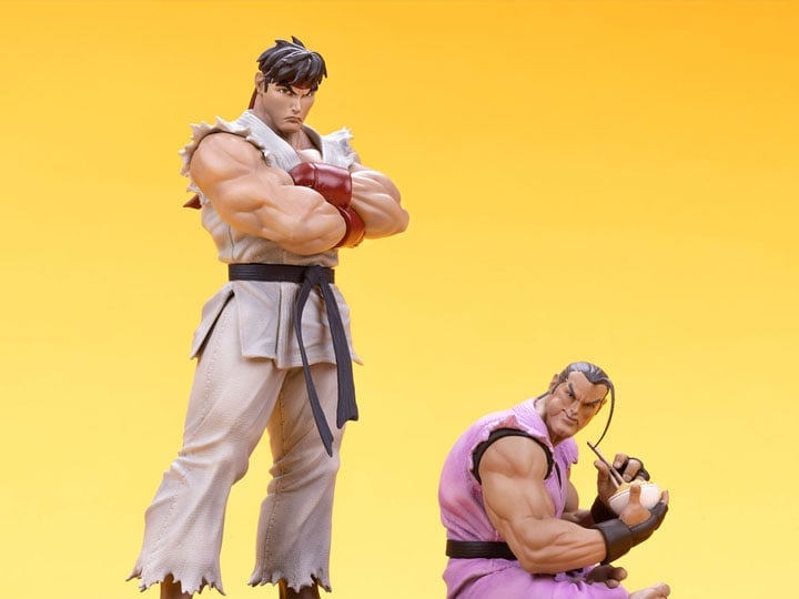 Street Fighter Street Jam Ryu & Dan 1/10 Scale Statue Set