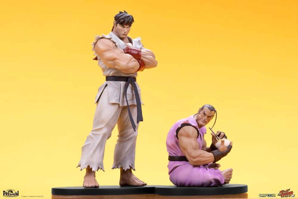 Street Fighter Street Jam Ryu & Dan 1/10 Scale Statue Set