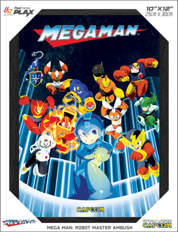 Mega Man PLAX Robot Master Ambush Lenticular Frame Gallery Image 4