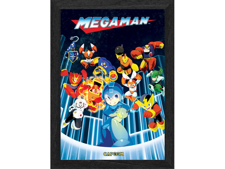 Mega Man PLAX Robot Master Ambush Lenticular Frame Gallery Image 1
