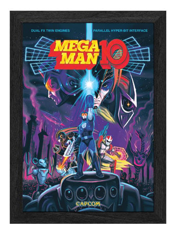 Mega Man 10 PLAX Robot Crisis Lenticular Frame Gallery Image 2