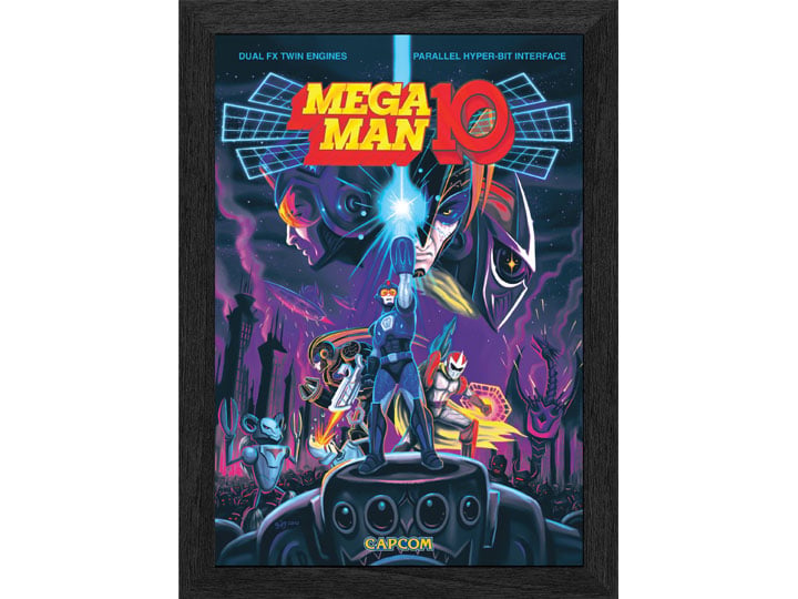 Mega Man 10 PLAX Robot Crisis Lenticular Frame Gallery Image 1