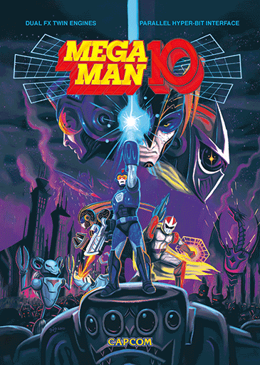 Mega Man 10 PLAX Robot Crisis Lenticular Frame Gallery Image 3