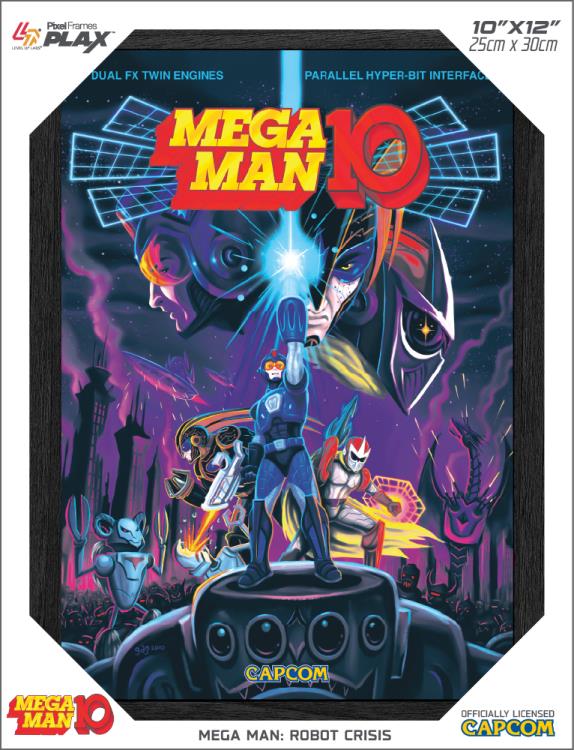 Mega Man 10 PLAX Robot Crisis Lenticular Frame Gallery Image 4