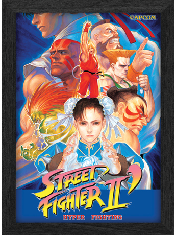 Street Fighter II: Hyper Fighting PLAX Legends Lenticular Frame Gallery Image 2