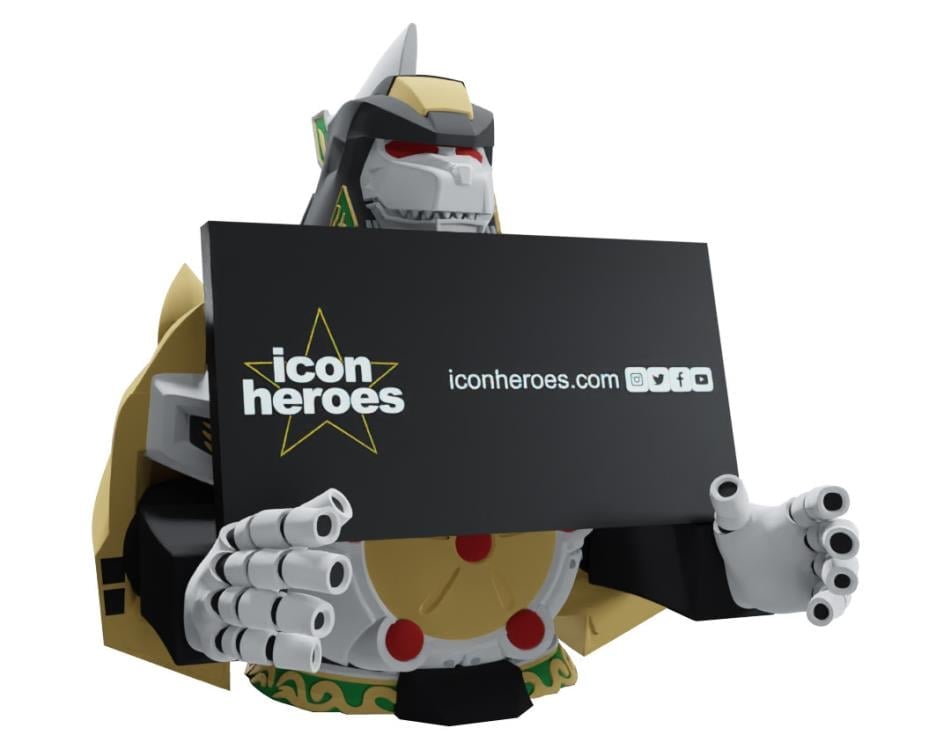 Mighty Morphin Power Rangers Dragonzord Mini Bust Card Holder Gallery Image 6