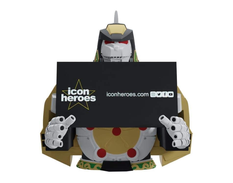 Mighty Morphin Power Rangers Dragonzord Mini Bust Card Holder Gallery Image 4