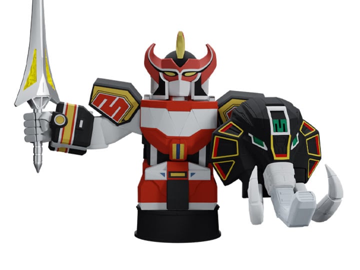 Mighty Morphin Power Rangers Megazord Mini Bust Card Holder with Power Sword Letter Opener Gallery Image 1