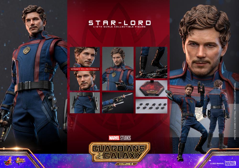 Guardians of the Galaxy Vol. 3 MMS709 Star-Lord 1/6th Scale Collectible Figure Gallery Image 17